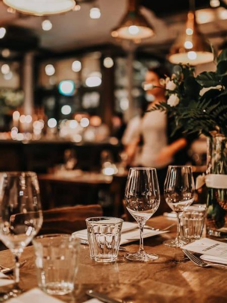 wedding in a restaurant